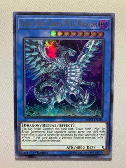 YUGIOH! Blue-Eyes Chaos MAX Dragon DUPO-EN048 Ultra Rare 1st Edition NM - Image 1