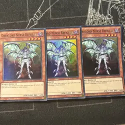 X3 Darklord Nurse Reficule DESO-EN048 Yu-Gi-Oh! Card Super Rare 1st Edition - Image 1