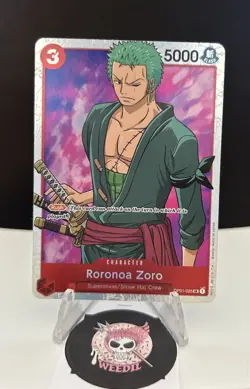 One Piece TCG Roronoa Zoro OP01-025 SR - Image 1