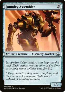 X 1 Foundry Assembler NM Aether Revolt 151 MTG Magic The Gathering - Image 1