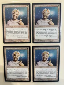 Enlightened Tutor x4 Mirage Regular MTG Magic the Gathering LP/NM - Image 1