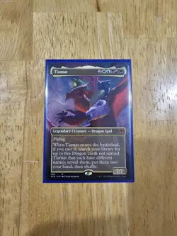 Tiamat Borderless Adventures In The Forgotten Realm MTG NM - Image 1