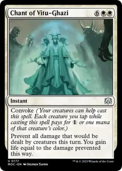 Chant of Vitu-Ghazi - Near Mint MTG Commander: March of the Machine - Image 1
