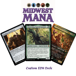 Chatterfang Squirrel General *Custom Commander Deck* EDH MTG Golgari Tokens - Image 1