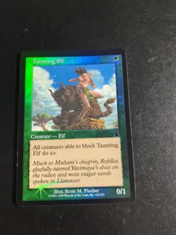MTG - LP - TAUNTING ELF - FOIL - 1999 - Urza's Destiny - Image 1