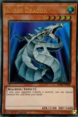 BLRR-EN048 CYBER DRAGON ULTRA RARE 1ST EDITION YuGiOh CARD - Image 1