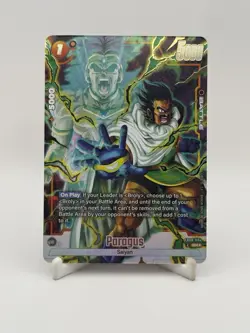 Paragus FB08-084 Alternate Art Saiyan's Pride Dragon Ball English Card Fusion Wo - Image 1