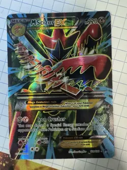 M Scizor EX Full Art Holo Card 120/122 Breakpoint MP MEGA - Image 1