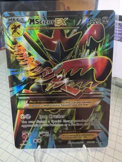 M Scizor EX Full Art Holo Card 120/122 Breakpoint MP MEGA - Image 3