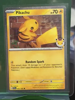 Pikachu - (Cosmo Holo) 051/162 Miscellaneous Cards & Products Holo - NM - Image 1