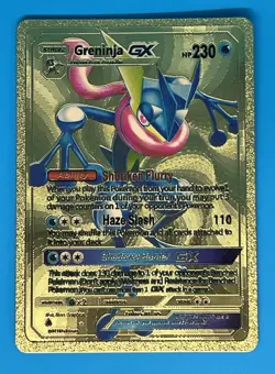 Greninja EX SV56/SV94 Gold Foil Fan Art Card - Image 1
