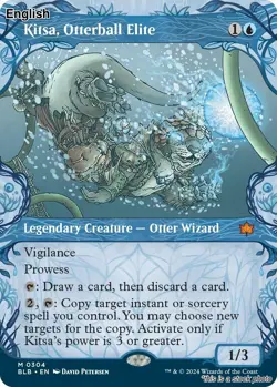 Kitsa, Otterball Elite (Showcase) EN [BLB - 304] - NM TCG MTG - Image 1