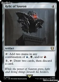 Relic of Sauron EN [LTC - 79] - NM TCG MTG - Image 1