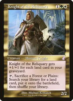 1x Knight of the Reliquary - NM - Time Spiral: Remastered - SPARROW MAGIC - Image 1