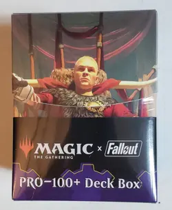Ultra Pro Fallout Caesar, Legion’s Emperor Deck Box Magic NEW SEALED +100 - Image 1