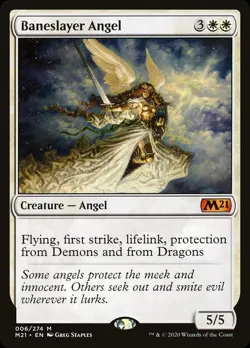 Baneslayer Angel Core Set 2021 Foil - Image 1