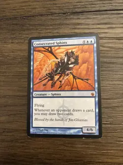 Consecrated Sphinx MtG Mirrodin Beseiged Regular - Image 1