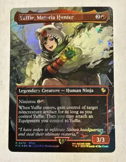 Yuffie, Materia Hunter #470 Chocobo Track Foil Promo MTG Final Fantasy - Image 1