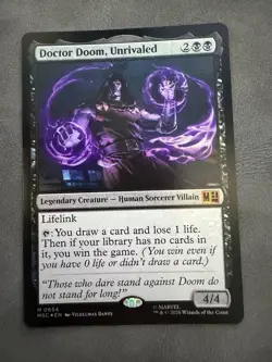 Doctor Doom, Unrivaled Commander: Marvel Super Heroes Foil - Image 1