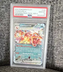 Charizard ex Pokemon Play! Prize Pack Series 4 125 Holo PSA 10 - Image 2