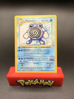 Poliwhirl 38/102 1st Edition Uncommon Base Set Shadowless Pokemon English NM - Image 1