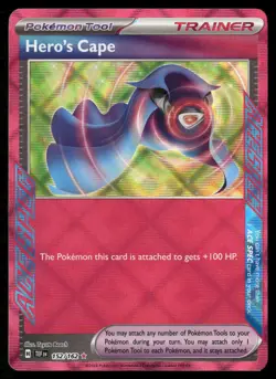 Hero's Cape 152/162 ACE SPEC Rare Temporal Forces Pokemon NM/M - Image 1