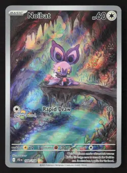 Noibat Illustration Rare Holofoil JTG 169/159 NM Pokemon TCG - Image 1