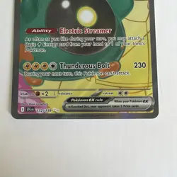 Pokemon Ionos Bellibolt EX 172/159 Journey Together Ultra Rare - Image 3