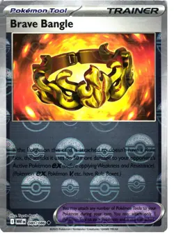 Brave Bangle (Poke Ball Pattern) 080/086 Holo White Flare Pokemon Holo NM - Image 1