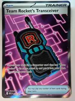 Team Rocket's Transceiver 263/217 Ultra Rare Ascended Heroes Pokemon Holo NM - Image 1