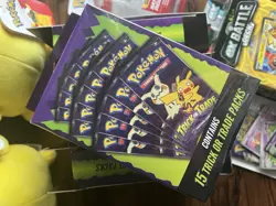 5 Pokemon Trick or Trade Booster Pack Boxes 15 Packs 2025 Sealed - Image 1