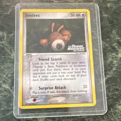 Pokemon TCG Sentret 75/109 Team Rocket Returns Reverse Holo EN 50 HP - Image 1