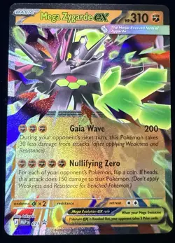Mega Zygarde ex 071 Pokemon TCG ME: Mega Evolution Promo NM - Image 1