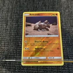 Relicanth 111 Reverse Holo 236 UC Unified Minds Pokemon Lightly Played - Image 2
