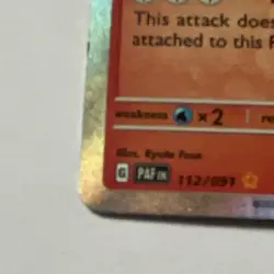 Entei 112/091 SV: Paldean Fates Shiny Reverse Holo Rare 130 HP Eng 2024 - Image 3