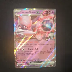 Pokemon Team Rocket's Mewtwo EX 081/182 DRI Holo EX Card English - Image 1