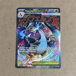 Mega Charizard X EX 023 Mega Evolution Promo Holo Full Art English 360 HP - Image 1