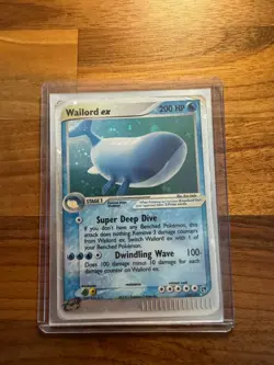 Pokemon TCG Wailord EX 100/100 Holo HP/DMG - Image 1