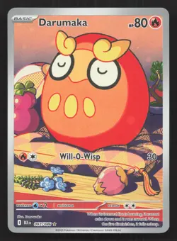 Darumaka 097/086 Black Bolt Illustration Rare Holo Pokemon Near Mint - Image 1