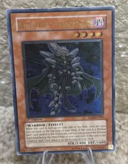 Yu-Gi-Oh! Destiny Hero - Diamond Dude EOJ-EN003 Ultimate Rare Foil 1st Edition - Image 2