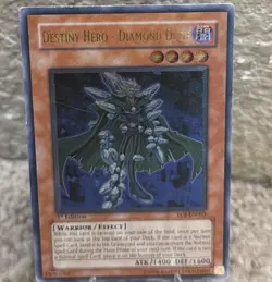 Yu-Gi-Oh! Destiny Hero - Diamond Dude EOJ-EN003 Ultimate Rare Foil 1st Edition - Image 3