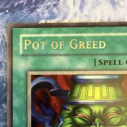 Konami Yu-Gi-Oh! TCG Pot of Greed LOB-EN119 Legend of Blue Eyes Rare ENG - Image 2
