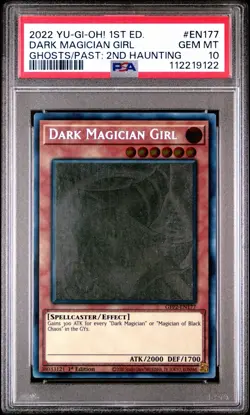 Yu-Gi-Oh! Dark Magician Girl Ghost/Past 2 1st Ed Ghost Rare GFP2-EN177 PSA 10 - Image 1