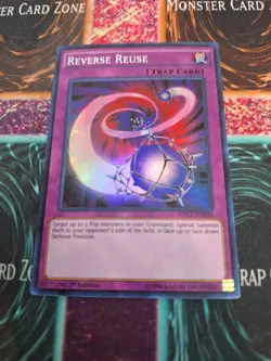 Yugioh Reverse Reuse DRL2-EN038 Super Rare 1st Edition Near Mint - Image 1