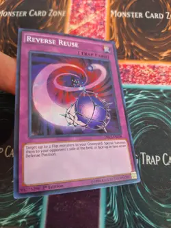 Yugioh Reverse Reuse DRL2-EN038 Super Rare 1st Edition Near Mint - Image 2
