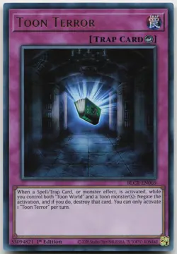 Toon Terror BLCR-EN069 Ultra Rare 1st Edition Near Mint Yugioh - Image 2