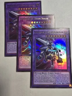 3x Rindbrumm the Striking Dragon 1st Edition Ultra Rare CH01-EN049 Yu-Gi-Oh! - Image 1