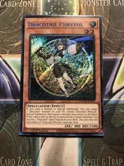 *** DRACOTAIL PHRYXUL *** SECRET RARE 1ST EDITION DOOD-EN023 (NM) YUGIOH! - Image 1