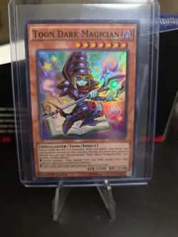 Yugioh TCG Toon Dark Magician TDIL-EN032 1st Edition Super Rare NM - Image 1