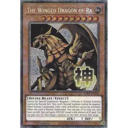 YUGIOH RA05-EN130 The Winged Dragon of Ra STAMP Starlight rare 1st Edition NM - Image 1